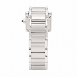 Cartier Tank Française Midsize WSTA0005 Diamond Bezel Watch